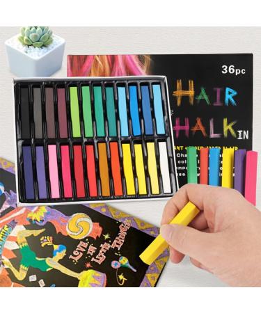 Dajidafu Temporary Hair Dyeing Chalk Hair-styling Dye Stick Cosplay Performance Hairdressing Beauty Professional Hairdresser 36 Colors - Buy Online on SooperMarket.com