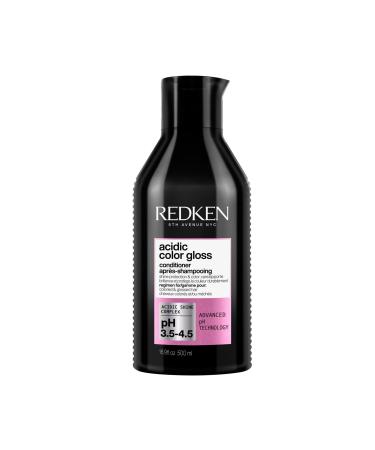 Redken Conditioner for cleaning and color protection for colored hair color brilliance for up to 32 hair washes with gloss complex & pH balancing formula Acidic Color Gloss Conditioner 500 ml vanilla 500 ml (1 Pack)