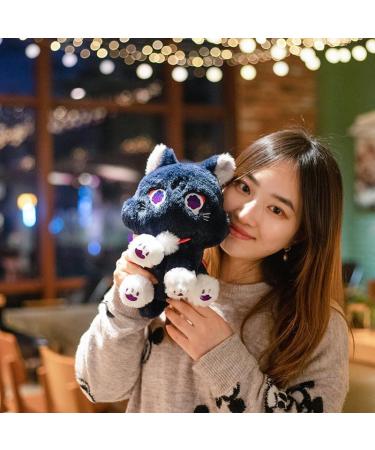 Genshin Impact Scaramouche Cat Plush Toy | 8.6-inch Stuffed Animal Doll for Kids | Soft and Cute Scara Cat Pillow Plushies - Buy Online on SooperMarket.com