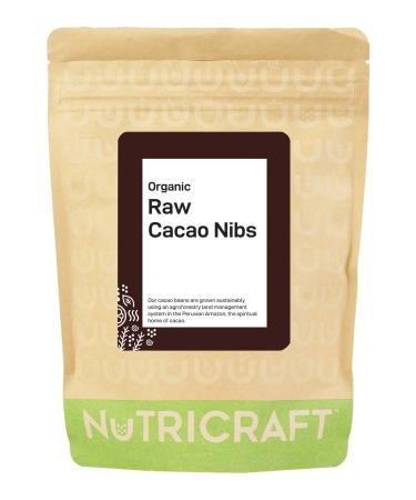 NutriCraft Organic Raw Cacao Nibs 250g - from Peruvian criollo beans