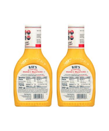 Ray's No Sugar Added Honey Mustard Dipping Sauce - 16oz (Pack of 2) - Buy Online on SooperMarket.com
