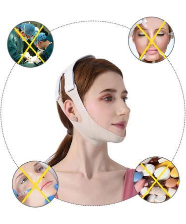 minkissy Firming Facial Belt 1pc Thin Belt V Shaped Eliminator Double Chin Strap V Line Belt Strap Chin Reducer Strap Facial Slimming Strap Cheek Belt Tape Chin Lift Band Miss Silica Gel - Buy Online on SooperMarket.com