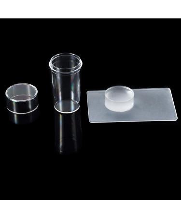 Cetornie Clear Silicone Jelly Stamper with Scraper - Nail Art Stamping Tool - Buy Online on SooperMarket.com