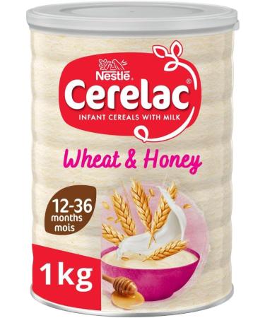 SMA Honey Nestle Cerelac Honey and Wheat with Milk Infant Cereal 12 Months+ 1 kg (Pack of 1)