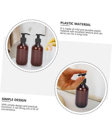 FRCOLOR 15 Pcs Lotion Press Bottle Travel Body Wash Lotion Pump Bottles Dispenser Travel Shampoo 500ml Travel Container Plastic Pump Bottle Travel Lotion Liquid Pump Emulsion The Pet Brownx3pcs 19.5x6.4cmx3pcs - Buy Online on SooperMarket.com