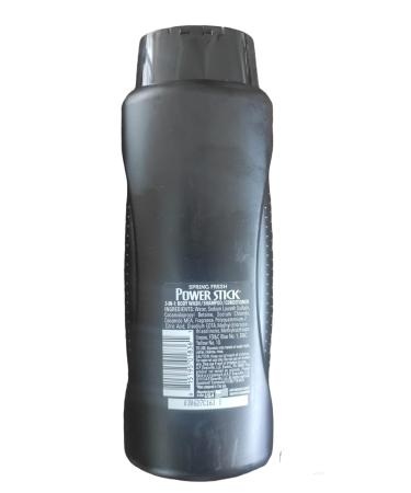Power Stick 3-in-1 Shampoo Conditioner & Body Wash - Spring Fresh 22.5oz (665ml) | International Shipping Available - Buy Online on SooperMarket.com