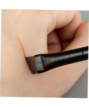 PLAFOPE 3 Sets Wood Black Ultra Thin Eyeliner Brow Brush Kit Eye Makeup Tool Flat Eyebrow Brush - Buy Online on SooperMarket.com