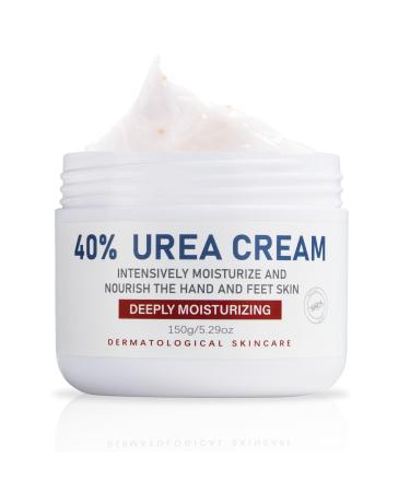Urea Cream 40 percent Foot Care Lotion for Cracked Heels Cracked Heels Ultra Rough Dry Calloused Feet Softening Rough skin on feet 5.29 fl.oz for All Skin