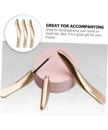 HAPINARY 6pcs Eyeliner Empty Tube Gold Lip Gloss Mascara Wands Mascara Tubes Makeup Dispenser Bottle DIY Abs - Buy Online on SooperMarket.com