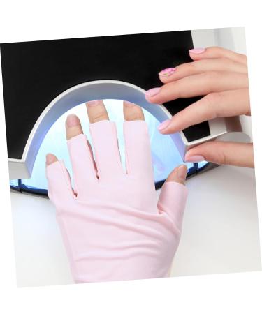 Healeved 4 Pairs Nail Gloves Manicure Gloves Protection Nail Supplies Gloves Anti Uv Gloves Uv Gloves for Nails Rays Gloves Fingerless Gloves Uv Anti Gloves Nail Anti-uv Nylon - Buy Online on SooperMarket.com