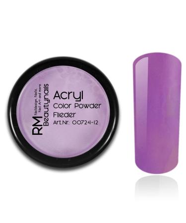 Acrylic Color Powder Lilac Purple Powder Nail Design Nails Fingernail RM Beautynails 1 Pack (1x 10g) Lilac 10g