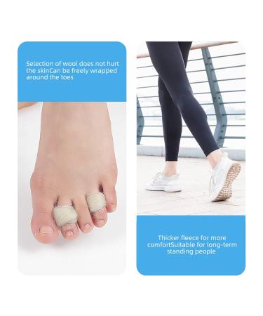 Soft Toe Separator for Corns & Overlapping Toes - Sweat Absorbing & Breathable - 1oz Pack - Buy Online on SooperMarket.com