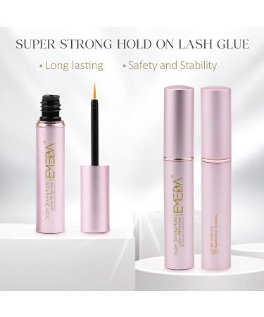 EMEDA Super Strong Hold Clear False Eyelash Glue - Latex Free, Waterproof, Suitable for Sensitive Eyes - 5ml/0.17oz - Buy Online on SooperMarket.com