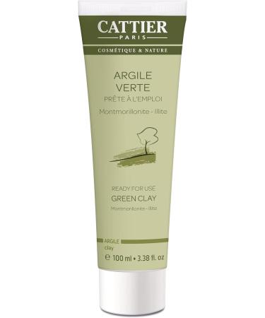 Cattier Ready-to-Use Green Clay 100ml - Natural Skin Care Detox - Pack of 1 - Buy Online on SooperMarket.com