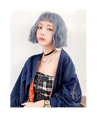 Buy BGHJUE Short Wavy Bob Lace Front Human Hair Wig - 9 Inch Dark Brown Honeypudding Color - International Shipping Available - Buy Online on SooperMarket.com