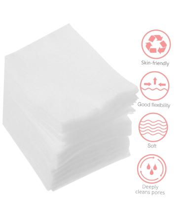 1080 Pcs Facial Cotton Pads - Makeup Nail Polish Remover & Cosmetic Tools for Women - Soft & Durable Square Cotton Pads - Buy Online on SooperMarket.com