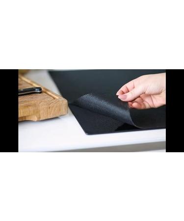 Large Magnetic Induction Cooktop Protector Mat - Anti-strike & Anti-scratch Glass Top Stove Cover - Silicone Mat for Electric Stove - Buy Online on SooperMarket.com
