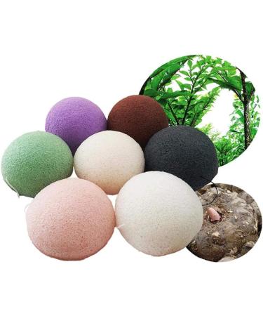 1PC Facial Sponge Natural Activated Ingredient Face Cleansing Sponge Exfoliating Tool Loofah Puff Body Shower Sponge(Lavender Purple) - Buy Online on SooperMarket.com