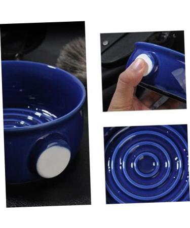 Angoily Shaving Bowl Set for Men - 2 Ceramic Soap Shells 11.5x11.5cm - Perfect for Shaving Foam & Brush - International Shipping Available - Buy Online on SooperMarket.com