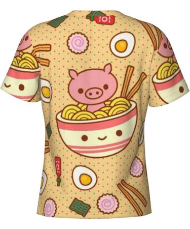 Delicious Sweet Ramen Men's T Shirt - Fashionable Graphic Tee Lightweight and Breathable Casual Summer Shirt Comfortable T-Shirt Short Sleeve Tee Crew Neck Shirt Delicious Sweet Ramen XXL - Buy Online on SooperMarket.com
