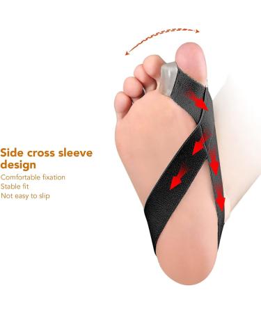 Valgus Corrector Belt for Women - Single Bunion Corrector Sleeve - Prevent Slip - Flexible Elastic - Soft Breathable - Bunion Separator - Size Large - Buy Online on SooperMarket.com