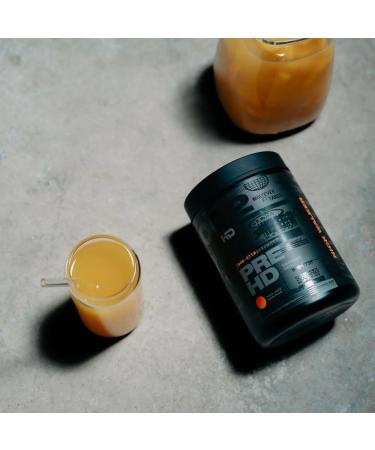 HD MUSCLE PreHD Variant 002 Non-Stim Pre Workout Powder | Nick Walker Signature Series | Stimulant Free PreWorkout | Caffeine-Free L-Citrulline Creapure Creatine Beta Alanine | 60 Servings (Peach Juice) - Buy Online on SooperMarket.com
