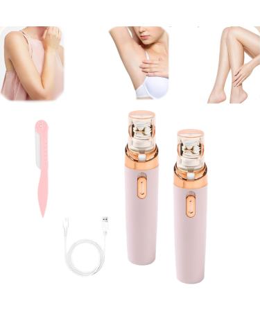 Heroepilator Facial Hair Remover 2024 New HeroEpilator Facial Hair Removal for Women Rechargeable Facial Hair Removal For Women For Face Legs Hand Underarms (2PCS)