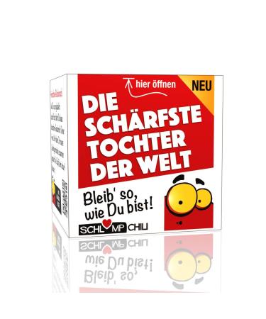 Schlump-Chili The hottest daughter in the world - A funny gift set for women e.g. for birthdays or Christmas!