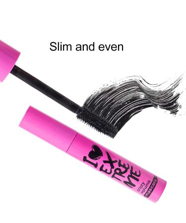 Waterproof 12ml Lash Mascara for Natural Lengthening and Thickening - Long-Lasting, Quick Drying Eyelash Makeup - Buy Online on SooperMarket.com
