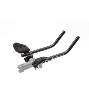 REDSHIFT Quick-Release Clip-On Bike Aero Bars, Bicycle Handlebar Rest, Aluminum Aerobar Extensions for Road, Triathlon, Mountain, Hybrid, Gravel Bikes, Cycling Biking Accessories Part, L-Bend