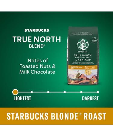 Starbucks True North Ground Coffee Light Roast Coffee 100% Ground Arabica Beans - 340g Bags (Pack of 6 2040g) - Buy Online on SooperMarket.com