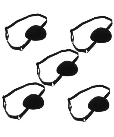 ORFOFE 10pcs Eye Patch Eye Cosplay Patch Adjustable Single Eye Covers Blindfolds for Adults Eye Mask