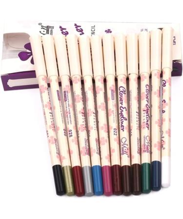 HAPINARY 24 Pcs Eyeshadow Pencil Lip Liner Pencil Eyeliner Pencil for Women Eyeliner Pencil Colours - Buy Online on SooperMarket.com