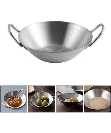 Zerodeko Small Condiment Dish with Ears Japanese Side Dishes Soy Sauce Dishes Sushi Dip Bowls Snack Dish Dipping Sauce Plate Sushi Dipping Bowl Home 304 Stainless Steel Korean The Dish 11X8.5CM Silver - Buy Online on SooperMarket.com
