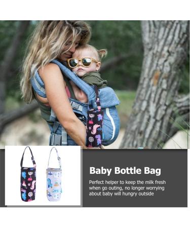 Insulated Water Bottles 2Pcs Baby Stroller Feeder Bag Nursing Bottle Thermal Bag Bottle Holder Mam Bottles Newborn - Buy Online on SooperMarket.com