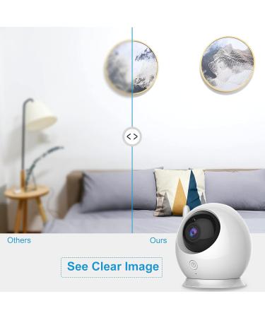 MYPIN 4.3'' LCD Wireless Video Baby Monitor with Camera and Night Vision - Two Way Audio, VOX Mode, Temperature Alert - nooie Baby Monitor HS0329 - Buy Online on SooperMarket.com