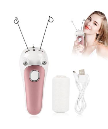 Electric Women Body Facial Threading Epilator Physical Threader Hair Remover Cotton Thread Hair Trimmer for Face Arm Leg Use(02) Christmas gift