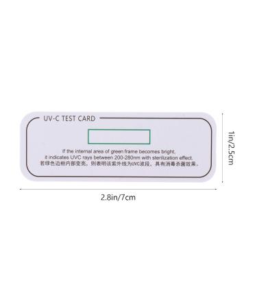 TEHAUX UV Discoloration Detection Cards - 20Pcs | Test Strips for UVA UVB Devices & Phone Cleaner | Multifunction Testing Supplies | UV Test Papers - Buy Online on SooperMarket.com