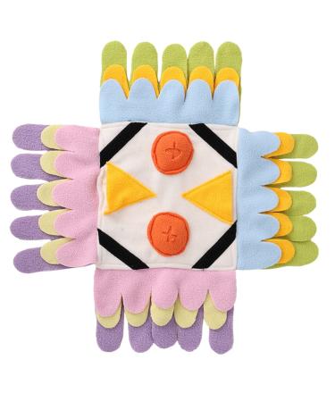 Hohopeti Owl Sniffing Pad Dog Snuffle Puzzle Mat Snuffle Mat for Medium Dogs Vocalize Nose Pads