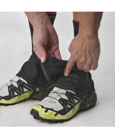 Salomon Trail Gaiters Low 9.5-12 Black - Durable Outdoor Gaiters for Hiking & Trail Running - Buy Online on SooperMarket.com