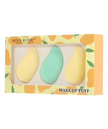 awakentti Beauty Blender for Concealer Blush Powder Multi-color Blender Sponges Makeup Sponge Set For Powder Cream and Liq