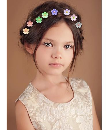 30 Pcs Matte Cherry Blossom Mini Flower Claw Clips - Cute Hair Accessories for Girls & Women - Buy Online on SooperMarket.com