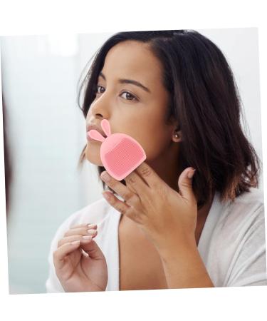 minkissy 24 Pcs Rabbit Ears Facial Brush Body Cleansing Brush Face Cleansing Brush Face Head Scrubber Facial Exfoliator Tool Lady Facial Brush Pink Detergent Miss Cute Silica Gel Light Pinkx6pcs 7.5x7.5cmx6pcs - Buy Online on SooperMarket.com