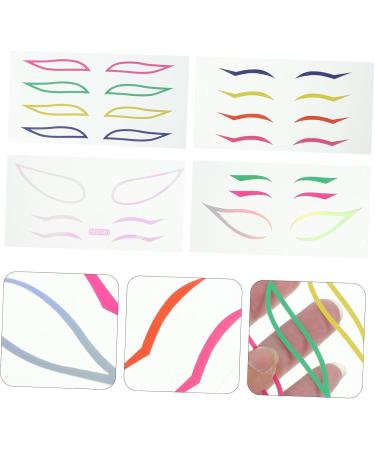 Healeved 28 Sets Paper Female Makeup Sticker Beauty Eyeliner Decal Beauty Supply - Buy Online on SooperMarket.com