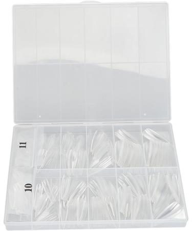 Nai Tips 360 Pieces Acrylic Nail Tips Full Cover Multiple Sizes Versatile Use for DIY Nail Art Manicure Shop (05#) - Buy Online on SooperMarket.com