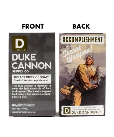Duke Cannon Supply Co. WWII Collection Big Ass Brick of Soap Bar for Men - Bergamot & Black Pepper 3-Pack 10 oz - All Skin Types - Buy Online on SooperMarket.com