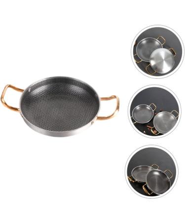 Alipis 26c Stainless Steel Cooking Pot Crayfish Camping Wok Induction Cooker maifan Wok Omelet pan Non Stick pan Amphora Saucepan Spanish Paella pan Stainless Steel Honeycomb 39x26cm As Shown - Buy Online on SooperMarket.com
