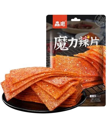 Spicy noodle web celebrity latiao snacks 62g/packet big spicy piece nostalgia spicy Gluten casual snacks Very spicy Spicy stick (Mix and match spicy strips 10 pack) - Buy Online on SooperMarket.com