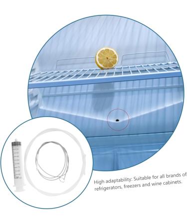 Refrigerator Drain Unblocker Kit | Flexible Clog Remover & Cleaning Brush for Fridge Drain Outlet | Reusable Dredging Tool - Buy Online on SooperMarket.com