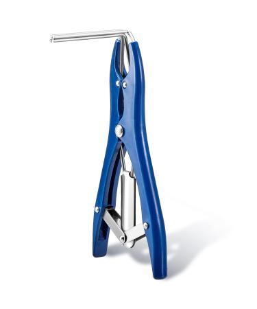 Minatee Balloon Expansion Pliers Tool Blue Sequin Filling Pliers Stainless Steel Balloon Mouth Expander DIY Tools for Filling Balloon Sequins Petals Feathers Home Party Activities Supplies (Extended) Extended Style